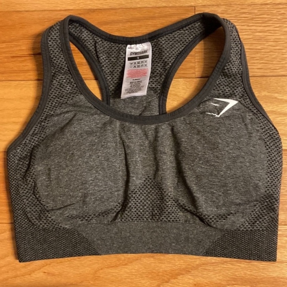 Gymshark Charcoal Sports Bra